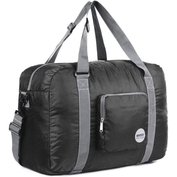 FOLDABLE Travel Duffle Bag A-Black - Picture 1 of 6